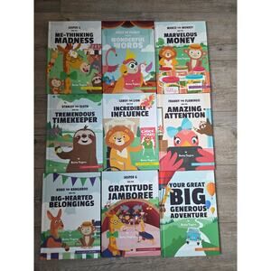Giving Adventure Hardcover Book Lot (9 Books) - Betta Tugive - Books 1, 3-10